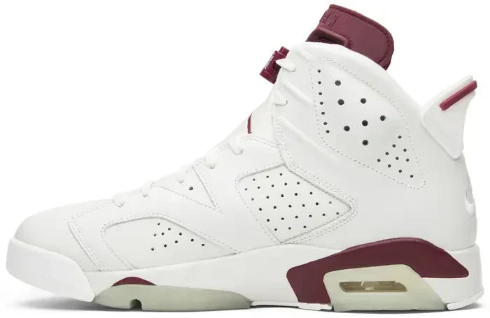 Men's Air Jordan 6 Maroon Shoes