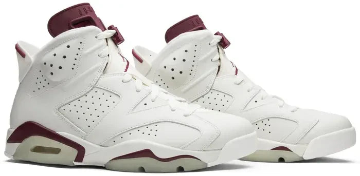 Men's Air Jordan 6 Maroon Shoes