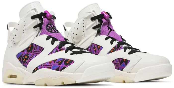 Men's Air Jordan 6 Quai 54 - Purple Shoes