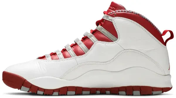 Men's Air Jordan 10 Retro 'Red Steel' 2005 Shoes