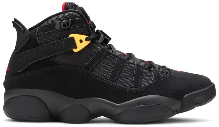 Men's Jordan 6 Rings 'Black Red Sulfur'' Shoes