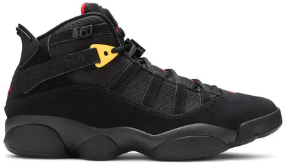 Men's Jordan 6 Rings 'Black Red Sulfur'' Shoes