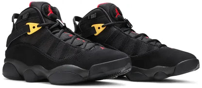 Men's Jordan 6 Rings 'Black Red Sulfur'' Shoes