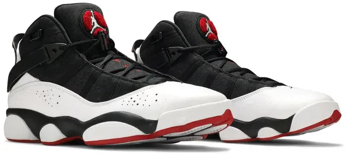 Men's Jordan 6 Rings 'Black White Gym Red' Shoes