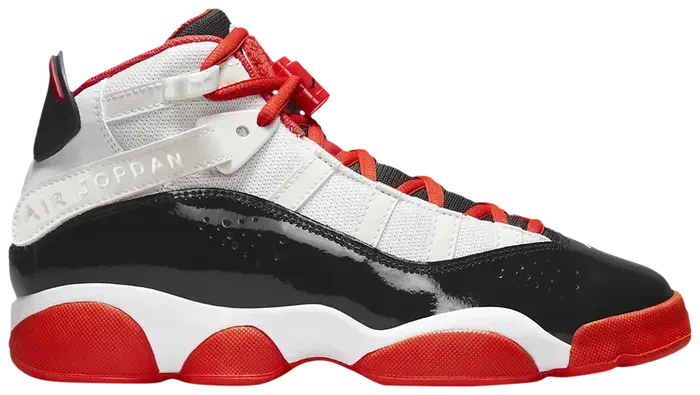 Men's Jordan 6 Rings 'White Black Team Orange' Shoes