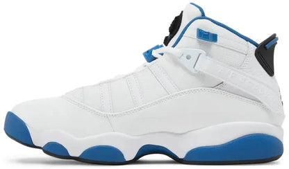 Men's Jordan 6 Rings 'White Dark Marina Blue' Shoes