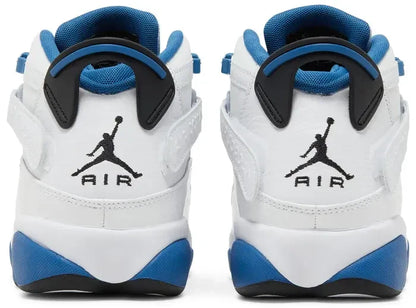 Men's Jordan 6 Rings 'White Dark Marina Blue' Shoes