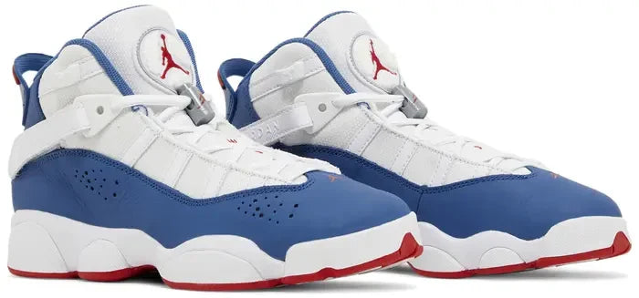 Men's Jordan 6 Rings 'White True Blue' Shoes