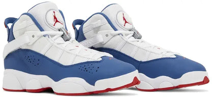 Men's Jordan 6 Rings 'White True Blue' Shoes