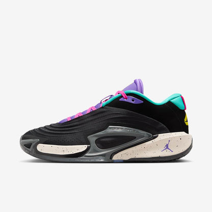 Men's Air Jordan Luka 4 Black Hyper Jade Shoes