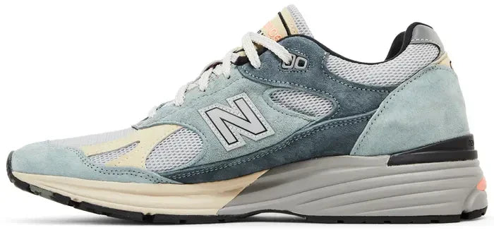 Men's New Balance 991v2 'Silver Blue Turbulence' Shoes