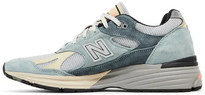 Men's New Balance 991v2 'Silver Blue Turbulence' Shoes