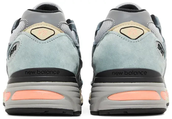 Men's New Balance 991v2 'Silver Blue Turbulence' Shoes