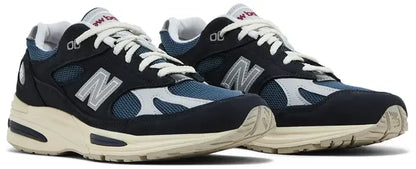 Men's New Balance 991v2 'Vintage Sport Pack - Navy' Shoes