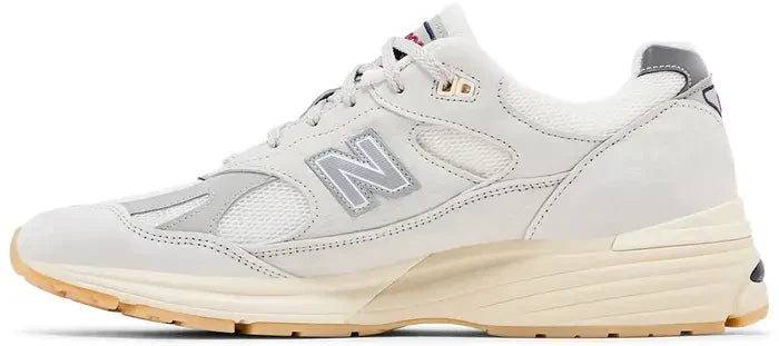 Men's New Balance 991v2 'Vintage Sport Pack - White' Shoes