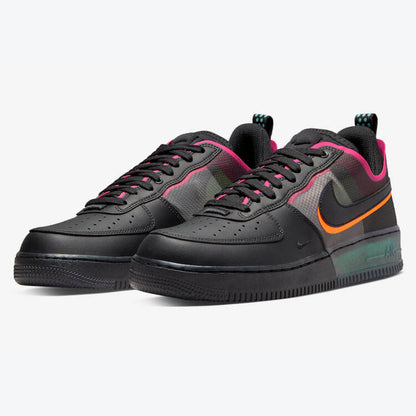 Men's Nike Air Force 1 Black Neon Shoes