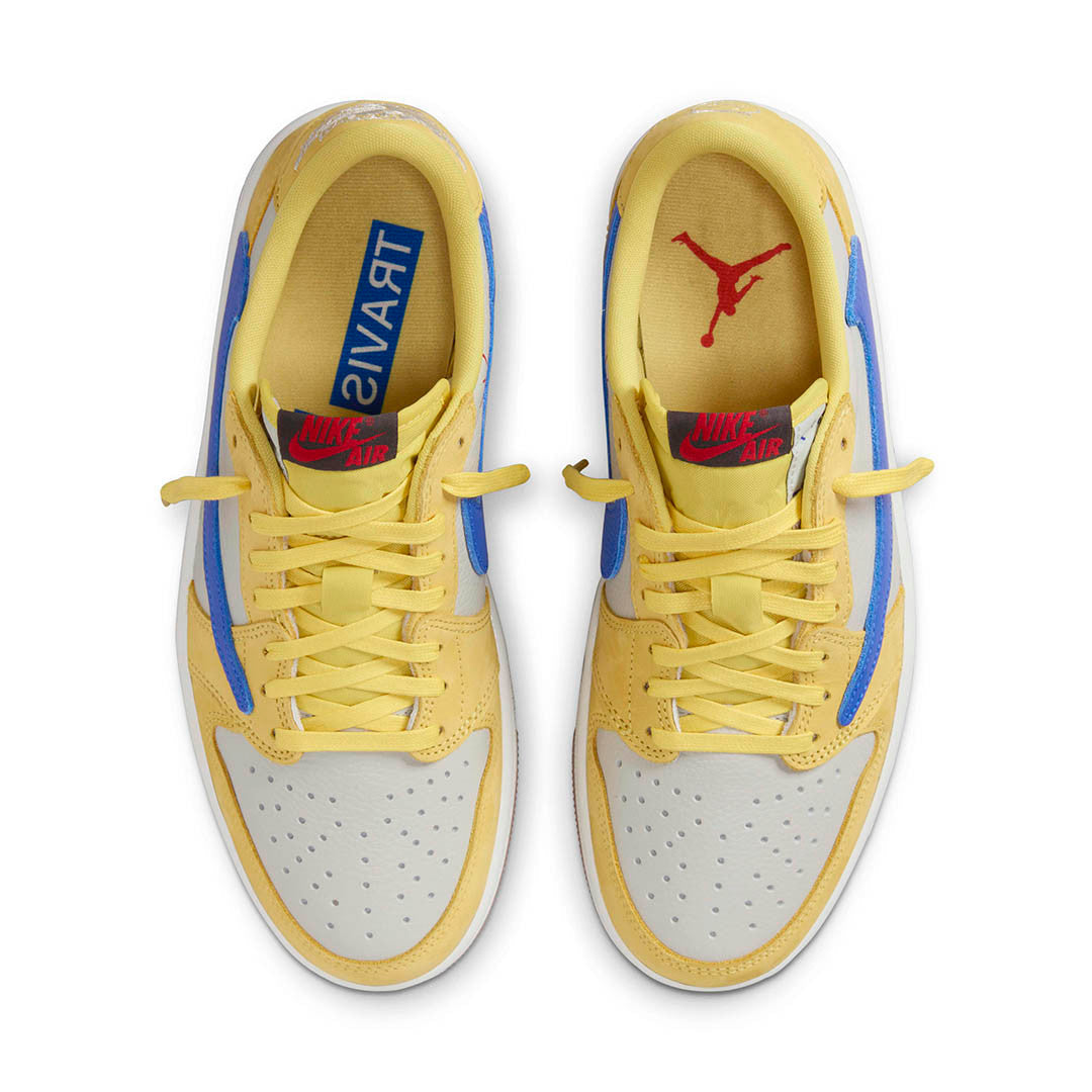 Men's Travis Scott x Air Jordan 1 Low ' Elkins' Shoes