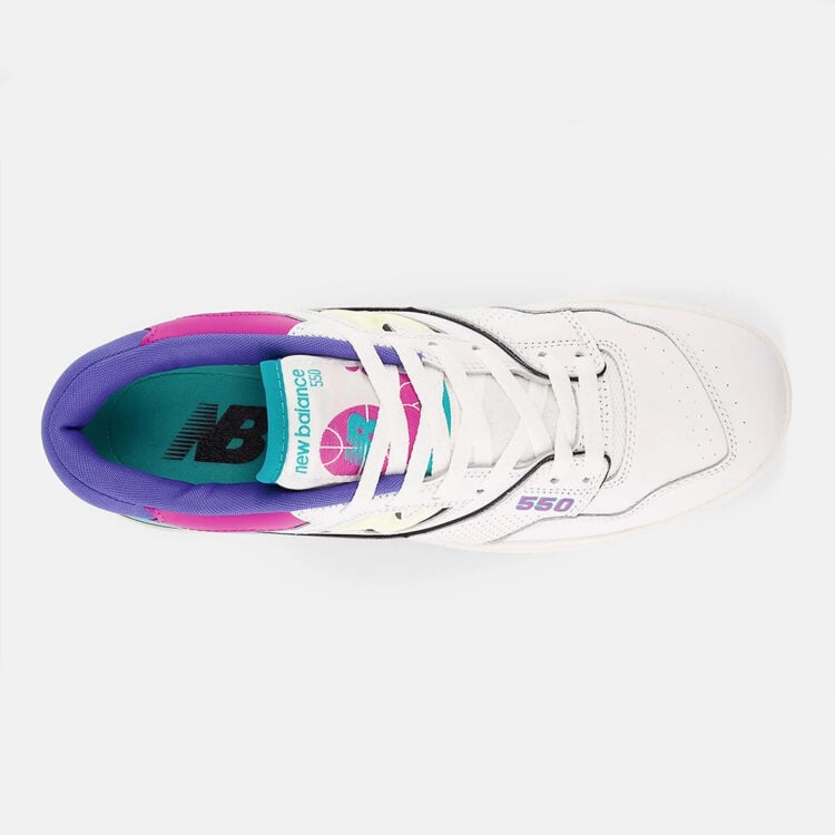 Men's New Balance 550 Teal Pink Shoes