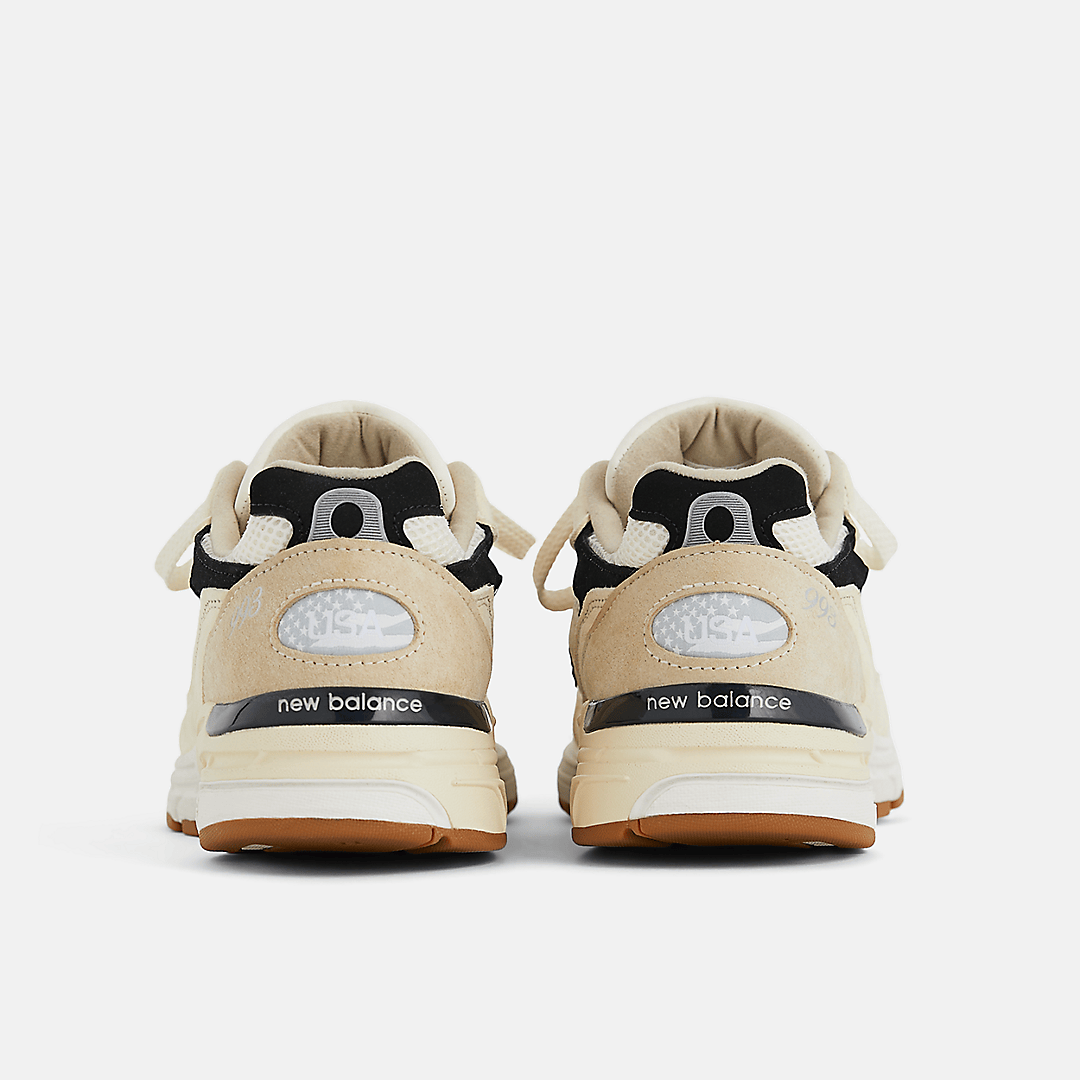 Men's New Balance 993 Sea Salt Black Shoes