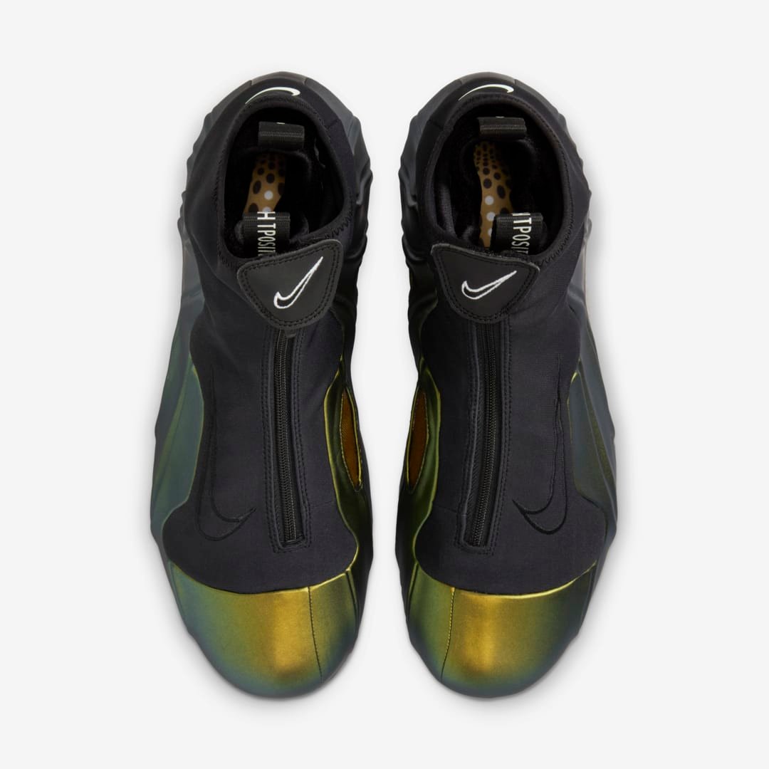 Men's Nike Air Flightposite Metallic Gold Shoes