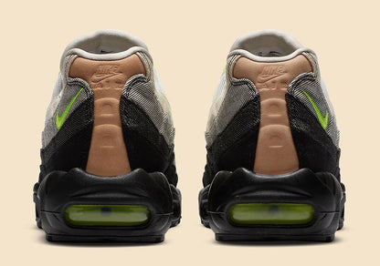 Men's Nike Air Max 95 Black Summit White-Volt Shoes