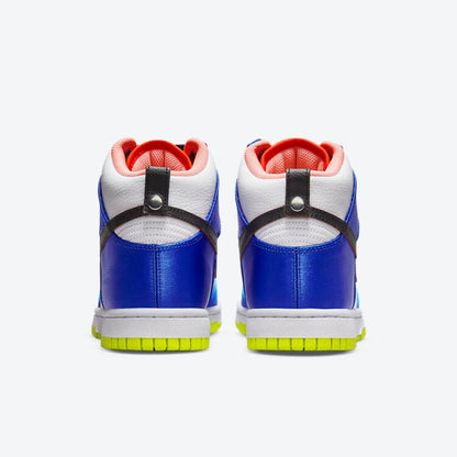 Men's Nike Dunk High Blue Satin Shoes
