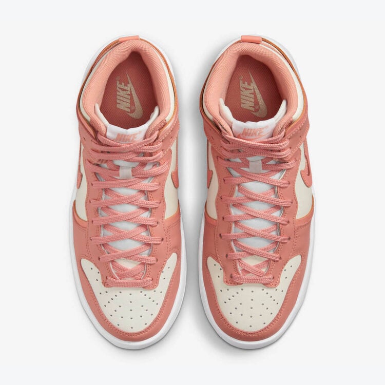 Men's Nike Dunk High Crimson Bliss Shoes