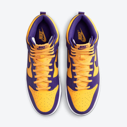 Men's Nike Dunk High Lakers Shoes