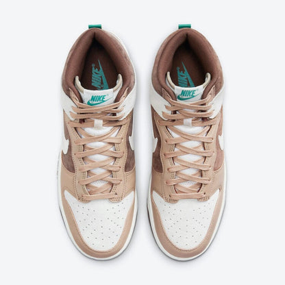 Men's Nike Dunk High Light Chocolate Shoes