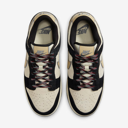 Men's Nike Dunk Low Black Suede Shoes