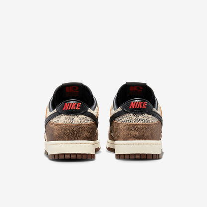 Men's Nike Dunk Low Black-Ale Brown Shoes