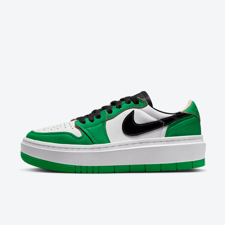 Men's Air Jordan 1 Elevate Low 'Lucky Green' Shoes
