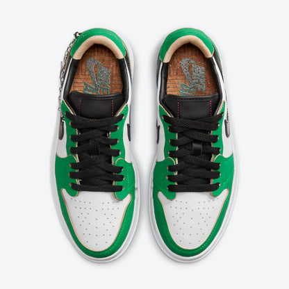Men's Air Jordan 1 Elevate Low 'Lucky Green' Shoes