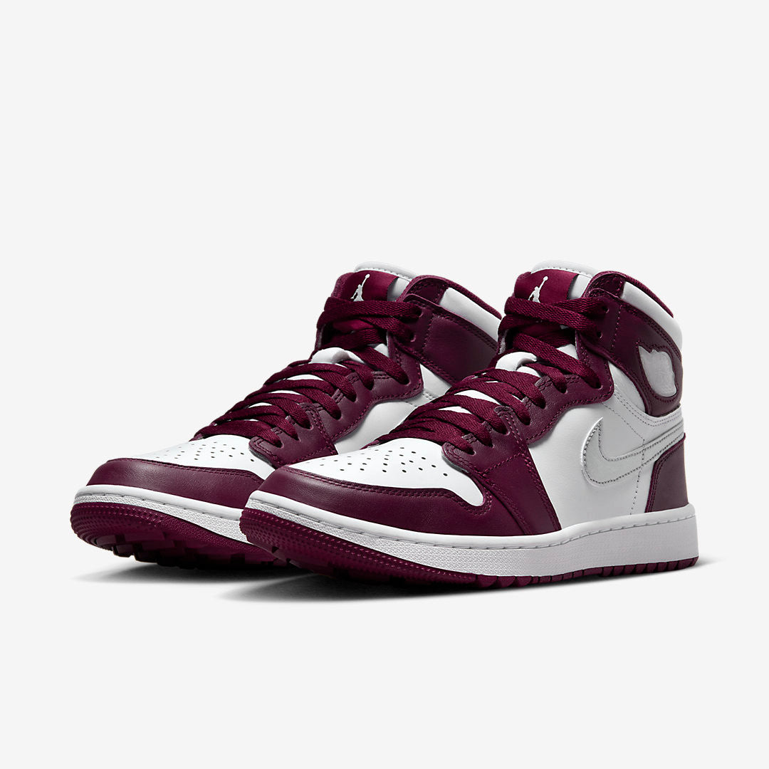 Men's Air Jordan 1 High Golf 'Bordeaux' Shoes