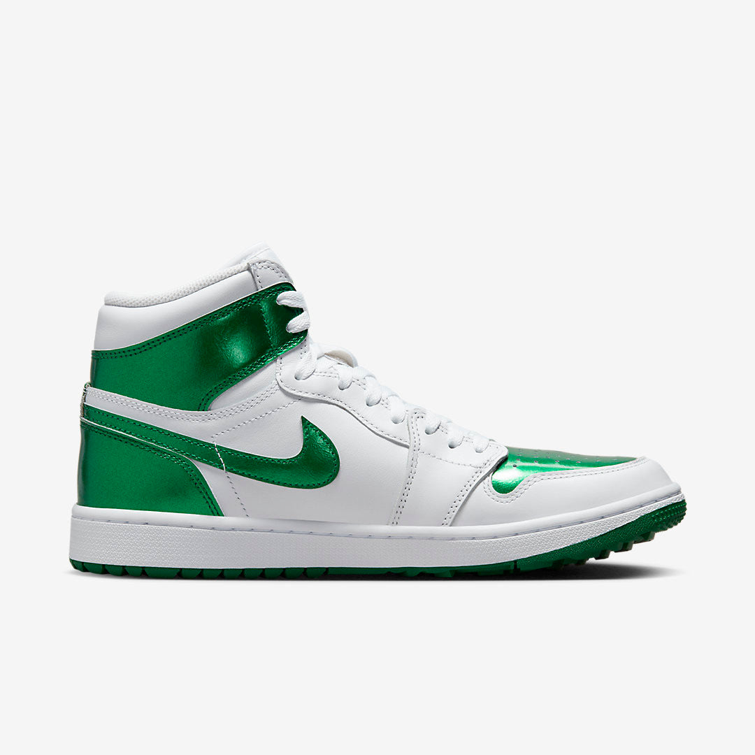 Men's Air Jordan 1 High Golf 'Metallic Green' Shoes
