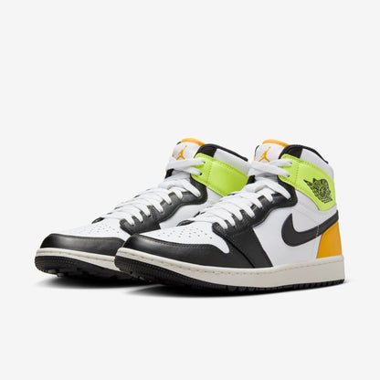 Men's Air Jordan 1 High Golf 'Volt Gold' Shoes