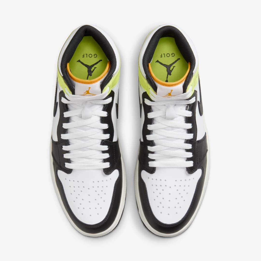 Men's Air Jordan 1 High Golf 'Volt Gold' Shoes