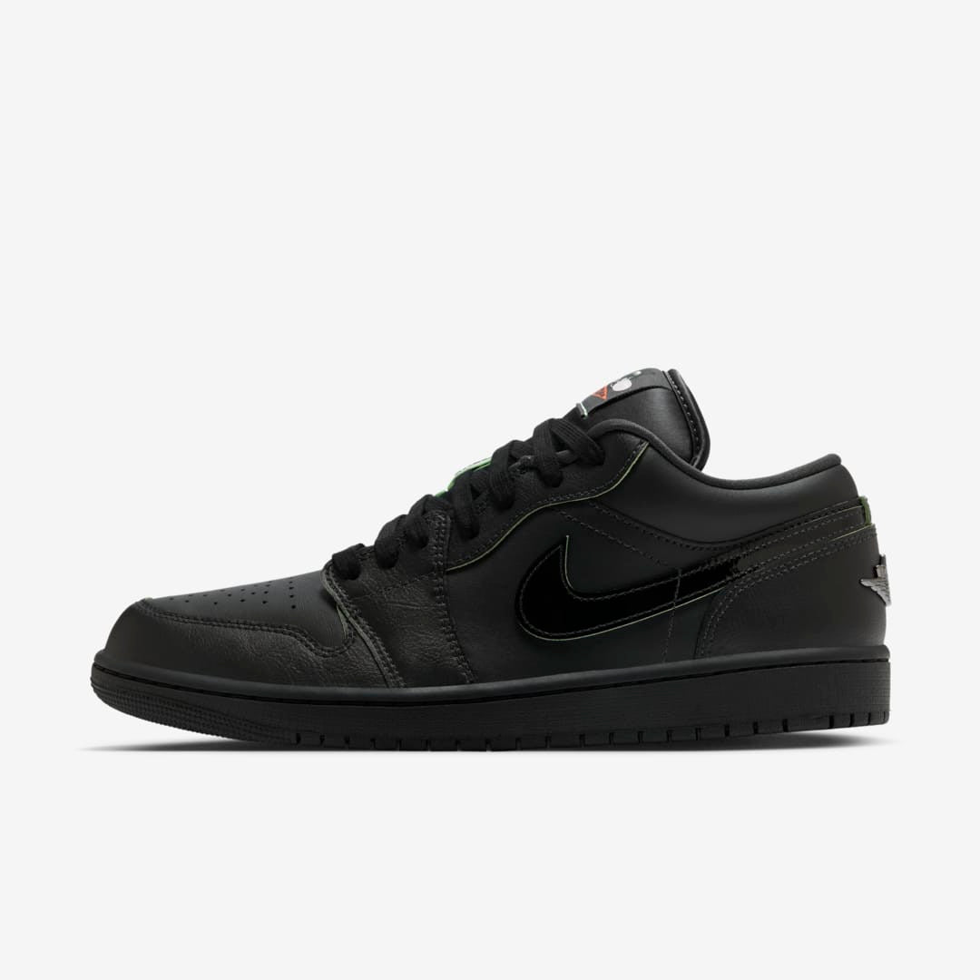 Men's Air Jordan 1 Low 'Black Cat Mascot' Shoes
