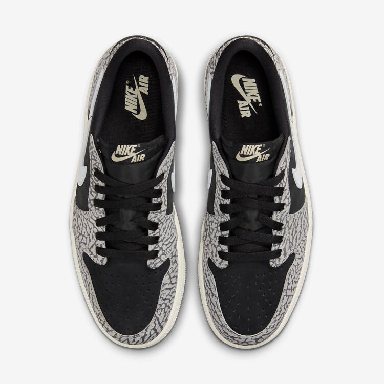 Men's Air Jordan 1 Low 'Black Cement' Shoes