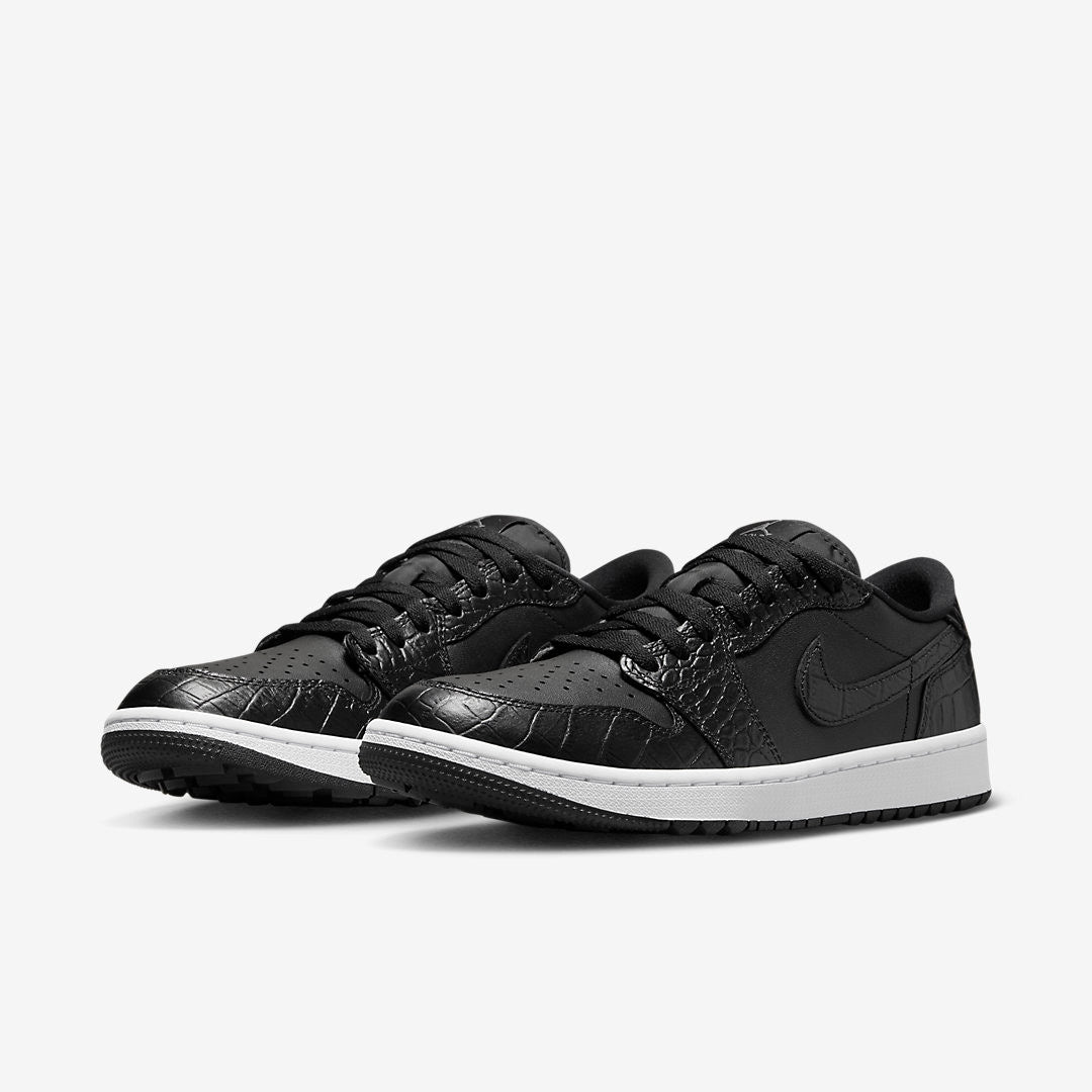 Men's Air Jordan 1 Low 'Black Croc' Shoes