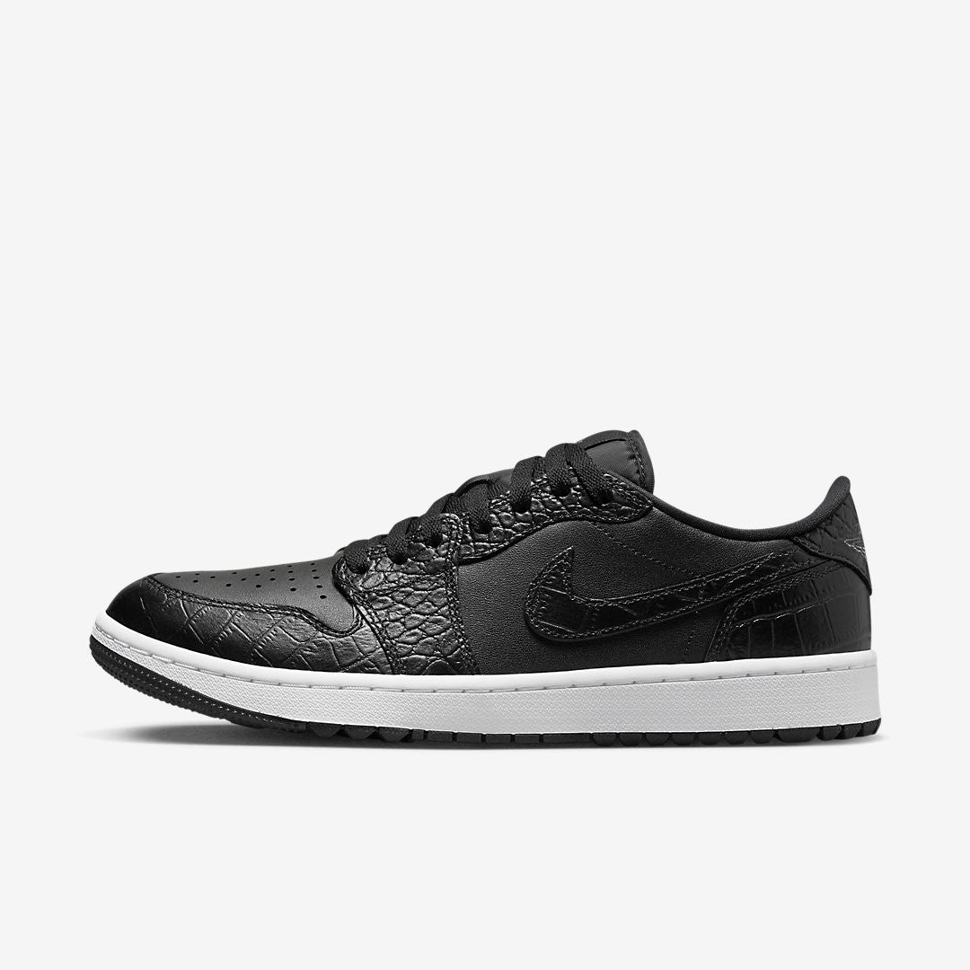 Men's Air Jordan 1 Low 'Black Croc' Shoes