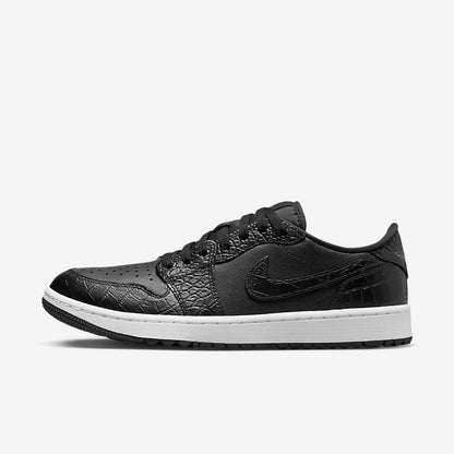 Men's Air Jordan 1 Low 'Black Croc' Shoes
