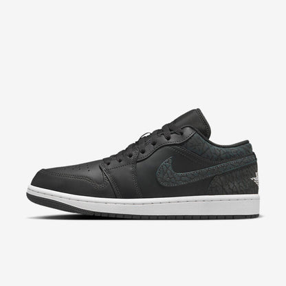 Men's Air Jordan 1 Low 'Black Elephant' Shoes