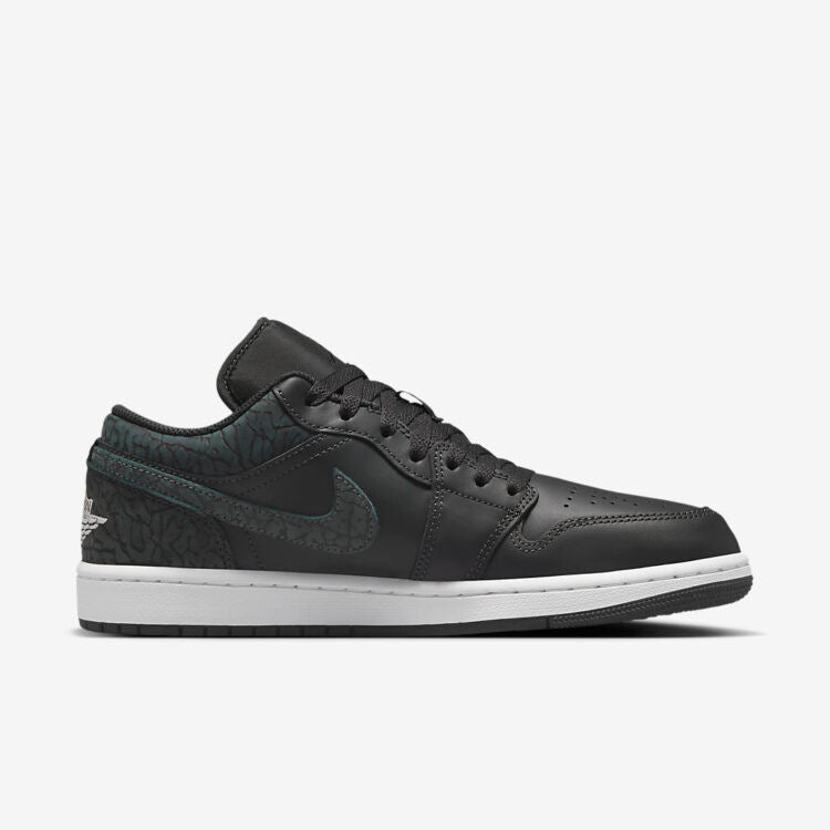 Men's Air Jordan 1 Low 'Black Elephant' Shoes