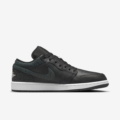 Men's Air Jordan 1 Low 'Black Elephant' Shoes