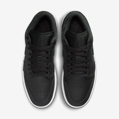 Men's Air Jordan 1 Low 'Black Elephant' Shoes