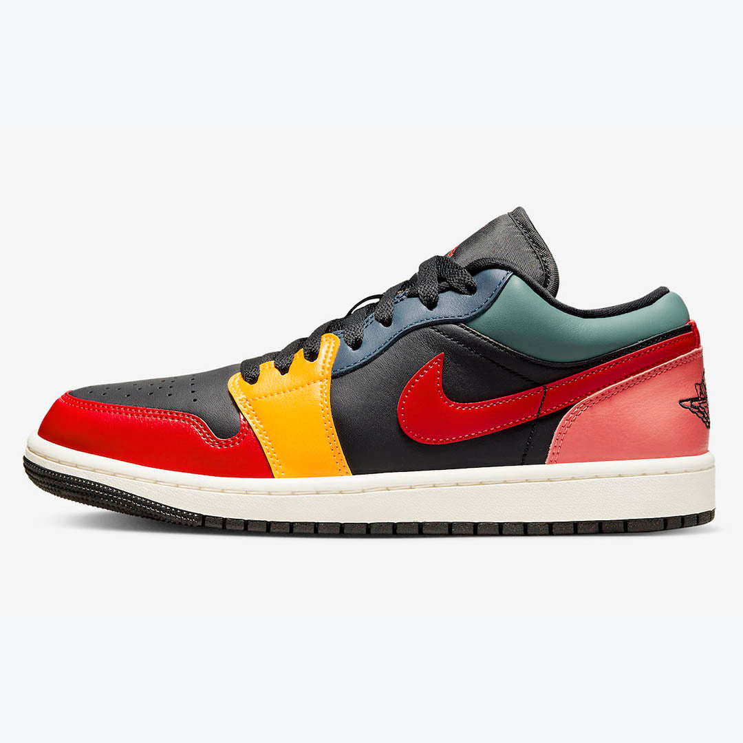 Men's Air Jordan 1 Low 'Black Multi' Shoes