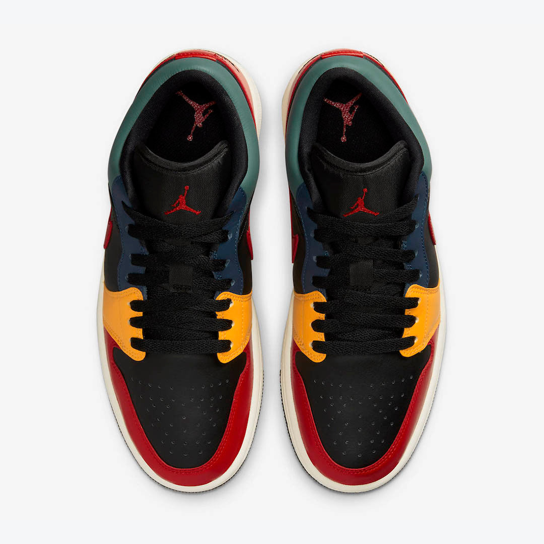 Men's Air Jordan 1 Low 'Black Multi' Shoes