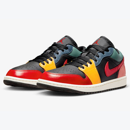 Men's Air Jordan 1 Low 'Black Multi' Shoes