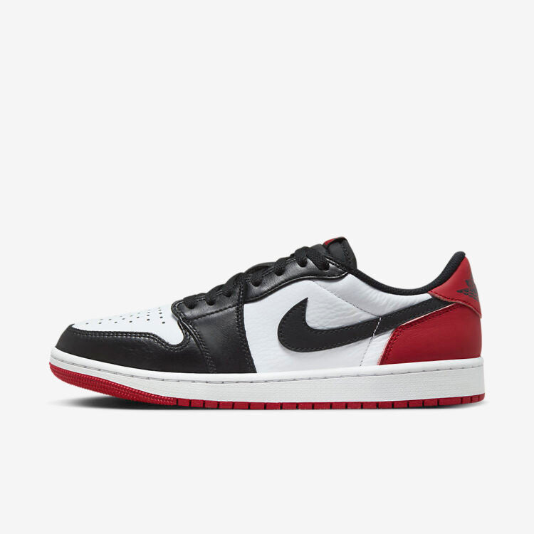 Men's Air Jordan 1 Low 'Black Toe' Shoes